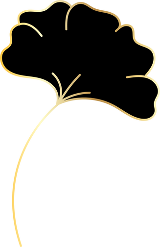 Golden Branch of Flower